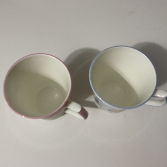 Set of 2 VTG Floral Fine Bone China Mug Jason Works Nanrich Pottery - Picture 6 of 8